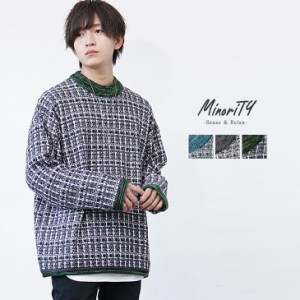 MinoriTY SELECT ツイードニット