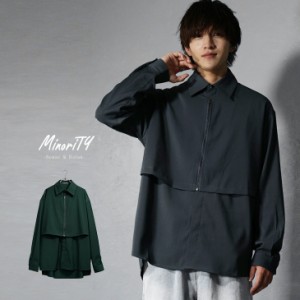 MinoriTY ORIGINAL ジップフラシシャツ