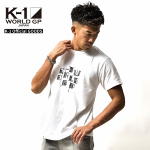 K-1 Tシャツ K1 ロゴTシャツ グラフィック Tシャツ 半袖Tシャツ カットソー 格闘技 ファッション スポーツ グッズ ジム ウエア ウェア メ
