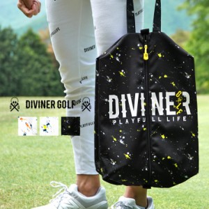 【DIVINER GOLF】 ゴルフ シューズケース ゴルフ ケース シューズバッグ ゴルフ用品 靴入れ袋 靴袋 スポーツ用品 ゴルフ グッズ 小物 オ