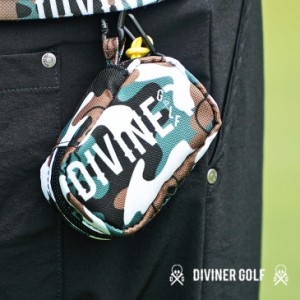 【DIVINER GOLF】 ゴルフ ボールホルダー ゴルフボールケース ブランド ゴルフ ボールポーチ かわいい 2個入れ用 軽量 ポーチ ボール入れ