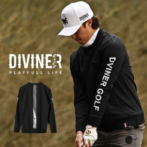 【DIVINER GOLF】ゴルフウェア メンズ ジャケット ブランド ストレッチ プルオーバー ジャケット メンズ ライトアウター メンズ トレーナ