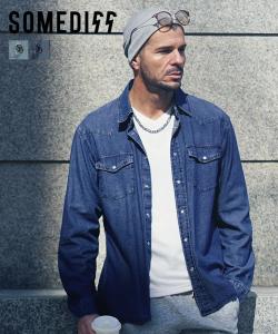 中古】ワコマリア WACKO MARIA デニム ウエスタンシャツ 刺繍 コットン