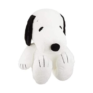 [クーポン利用で10%off]PEANUTS　SNOOPY　ピーナッツ ハグハグ ぬいぐるみ 2Lサイズ スヌーピー 黒 077394-15