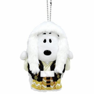 [クーポン利用で10%off]SNOOPY スヌーピー 歌舞伎マスコット 連獅子/白 ぬいぐるみ  全長約12cm[ぬいぐるみ グッズ おもちゃ 雑貨 キッズ