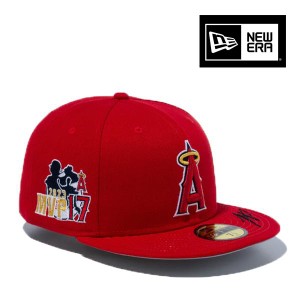 ニューエラ キャップ 59FIFTY 大谷翔平 アメリカンリーグ MVP エンゼルス 赤 レッド