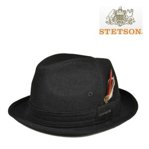 ステットソン・リネトロンミックス中折れハット/STETSON  帽子 紳士 メンズ 父の日 プレゼント ギフト 大きいサイズ 小さいサイズ 【代引