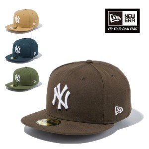 ニューエラ キャップ 59FIFTY ヤンキース 茶 ブラウン ベージュ グリーン 緑  帽子 MLB 