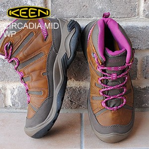 【返品交換送料無料】KEEN キーン レディース CIRCADIA MID WP サーカディア ミッド ウォータープルーフ SYRUP/BOYSENBERRY シロップ/ボ