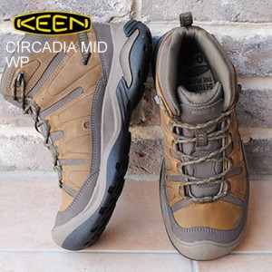 【返品交換送料無料】KEEN キーン メンズ CIRCADIA MID WP サーカディア ミッド ウォータープルーフ BISON/BRINDLE バイソン/ブリンドル 