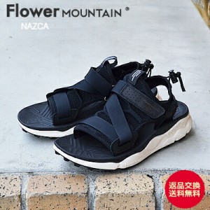 【返品交換送料無料】Flower MOUNTAIN フラワー マウンテン NAZCA ナスカ BLACK ブラック アウドドア サンダル 靴 スニーカー シューズ