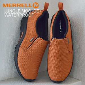 MERRELL メンズ レディース JUNGLE MOC ICE+ WATERPROOF メレル ジャングルモック アイスプラス ウォータープルーフ FLAME フレーム 靴 