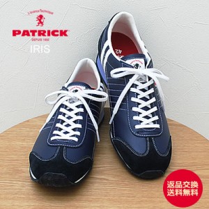 【返品交換送料無料】PATRICK パトリック IRIS アイリス CW-NVY カウ・ネイビー 靴 スニーカー シューズ 
