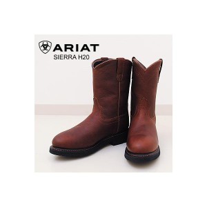 40％OFF ARIAT SIERRA H20 アリアット シェラ H20 ウォータープルーフ メンズ   ソフトトゥ アウトドア ワーク ブーツ 乗馬 ウェスタン 