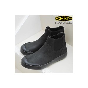 KEEN キーン レディース ELENA CHELSEA  エレナ チェルシー TRIPPLE BLACK/BLACK トリプルブラック/ブラック ブーツ  アウトドア 通勤 返