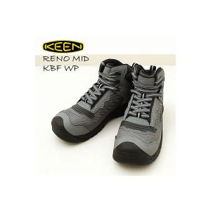 KEEN キーン UTILITY  ユーティリティ メンズ RENO MID KBF WP リノ ミッド ケービーエフ  マグネット/ブラック 安全靴 防水 返品交換送