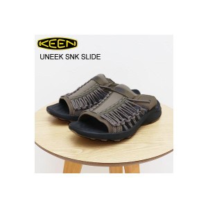 KEEN キーン UNEEK SNK SLIDE ユニーク スニーク スライド Canteen/Black キャンティーン/ブラック サンダル 靴 スニーカー アウトドア 