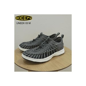 KEEN キーン UNEEK O3 ユニーク オースリー スチールグレー/スターホワイト サンダル スニーカー シューズ アウトドア キャンプ コンフォ