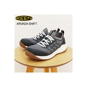 KEEN キーン  ARVADA SHIFT アルヴァダ シフト ワークシューズ Steel Grey/Gum スチール グレー/ガム スニーカー スリッポン 安全靴 メン