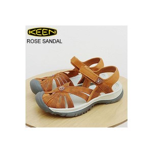 KEEN キーン ウィメンズ ROSE SANDAL ローズ サンダル Roasted Pecan/Birch ロースティッド ピーカン/バーチ アウトドア 抗菌防臭加工 返