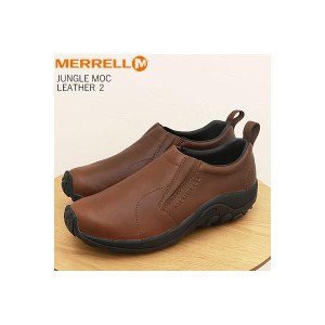 MERRELL メレル JUNGLE MOC LEATHER 2 ジャングルモックレザー 2 EARTH アース  靴 スニーカー スリップオン スリッポン シューズ