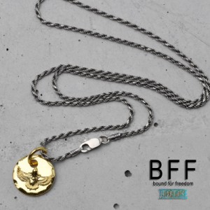 BFF ブランド 唐草メタルネックレス ゴールド 18K GP gold 金色 ネイティブ インディアンジュエリー シルバー925 シルバーチェーン 金属