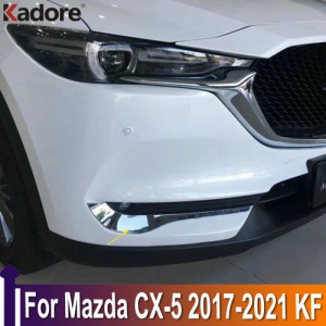 フォグランプガーニッシュ  アイライン CX-5 マツダ 2017〜2021 KF 第二世代 アイブロウ  フロント トリム 外装