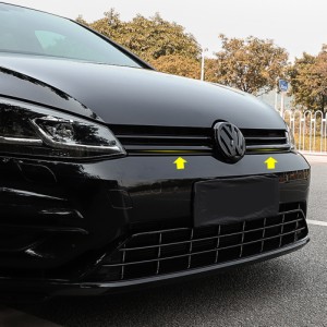 フロントグリルガーニッシュ トリム ワーゲン  ＶＷ ゴルフ 7 7.5 MK7 2015-2019 外装 装飾 