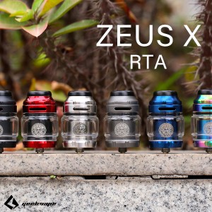 人気爆発中!! GEEKVAPE Z X RTA Zeus X ギークべイプ ギークベープ ゼウス エックス 電子タバコ vape 液漏れしない アトマイザー RTA タ