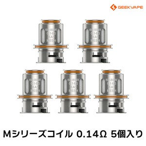 Geekvape Z MAX Tank 用 コイル M0.14Ω 5個入り ギークベイプ ゼットマックス メッシュ 電子タバコ vape クリアロ コイル Mシリーズ 交