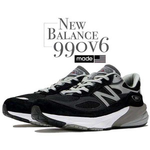 W990BK6 ニューバランス M990 V6 width D NEW BALANCE M990BK6 MADE IN U.S.A. M990BK6 BLACK スニーカー ブラック 