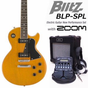 エレキギター初心者 入門セット18点 Blitz BLP-SPL/YL 【エレキギター初心者】