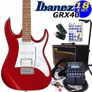 エレキギター初心者 アイバニーズ Ibanez GRX40 CA 入門セット18点【エレキギター初心者】