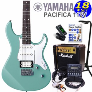 YAMAHA ヤマハ PACIFICA 112V/SOB エレキギター マーシャルアンプ付 初心者セット18点 ZOOM G1Four付き【エレキギター初心者】