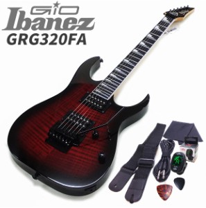 Gio Ibanez GRG320FA TRB アイバニーズ エレキギター アクセサリーセット【初心者】【入門】