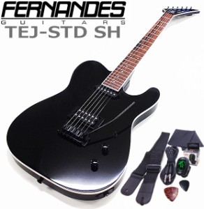 FERNANDES TEJ-STANDARD SH BLK フェルナンデス エレキギター TEJ-STD アクセサリーセット