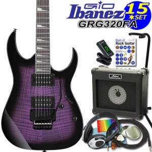 Gio Ibanez アイバニーズ GRG320FA TVT エレキギター 入門セット15点【エレキギター初心者】