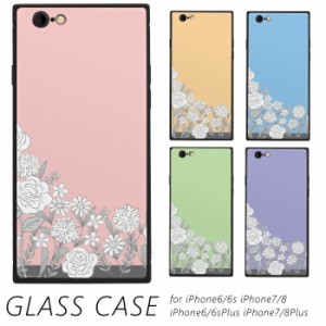 iPhone SE3 ガラスカバー フラワー 薔薇 バラ シンプル flower iPhone対応 ガラスケース スマホケース TPU iPhone Xperia