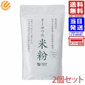 オーサワの国産米粉 500g×2個 送料無料