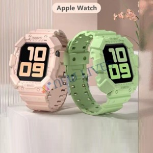 Apple Watch7 バンド Apple Watch series 7 バンド Apple Watch SE バンド Apple Watch series 6 5 4 apple watch series7 45mm 一体型 