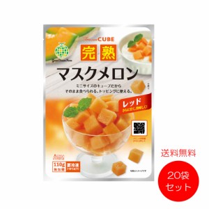 Green Dream Farm 完熟マスクメロンレッド 110g×20袋セット【冷凍品同梱不可】【代引き不可】【送料無料】