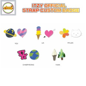 ITZY STRAP CUSTOM BADGE 　[LIGHT RING POP-UP MD 2ND] イッチ pop up公式 イッジ イェジ チェリョン リュジン リア ユナ オフィシャル 