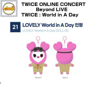 TWICE LOVELY World in A Day DOLL [TWICE ONLINE CONCERT Beyond LIVE TWICE: World in A Day GOODS] 公式グッズ