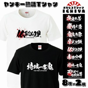 おもしろtシャツ ヤンキー熟語Ｔシャツ 大人用と子供用有り 男女兼用 ロゴ８種類×2パターン