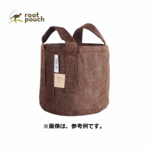 10個 ルーツポーチ Root Pouch #1 Brown 持手あり W15cm H19cm 約 3.8L 非生分解性タイプ 不織布 鉢 植木鉢 おしゃれ お洒落 オシャレ 三