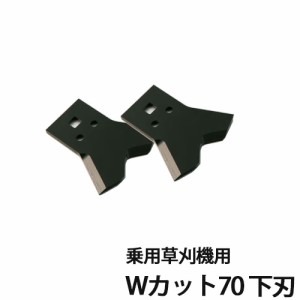 三陽金属 乗用草刈機 フリー刃 Wカット70 下刃 黒色 0466 2枚入 替刃 部品 除草 農業 農作業 園芸 ガーデニング 草刈り機 草刈機 パーツ 