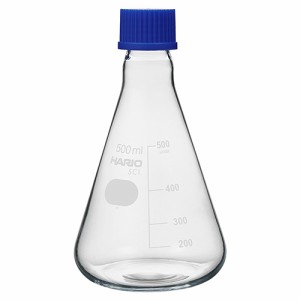 HARIO　耐熱ねじ口三角フラスコ 500ml 10個入 NSF-500-SCI ハリオ 松k直送