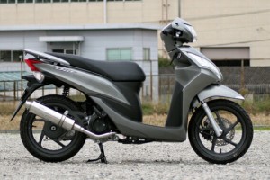 Realize (リアライズ) ホンダ Dio110 ディオ110 (JF31) バイクマフラー 22Racing SUS ステンレス マフラー