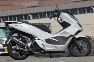 HMS ホンダ PCX125/PCX150 (JF81/KF30) バイクマフラー DELTA デルタ SUS ステンレス マフラー