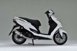 HMS ヤマハ 4型/5型シグナスX SR (SEA5J/SED8J) バイクマフラー DELTA デルタ SUS ステンレス マフラー CYGNUS-X